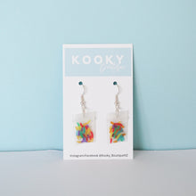 Load image into Gallery viewer, Gummy Worm Lolly Bag Earrings