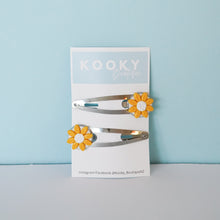 Load image into Gallery viewer, Sunflower Hair Clips