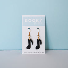 Load image into Gallery viewer, Music Note Earrings