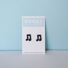 Load image into Gallery viewer, Music Note Earrings