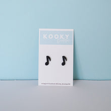 Load image into Gallery viewer, Music Note Earrings
