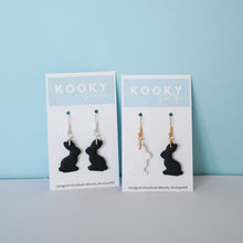 Load image into Gallery viewer, Rabbit Silhouette Earrings