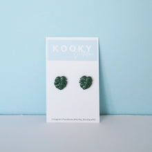 Load image into Gallery viewer, Monstera Earrings