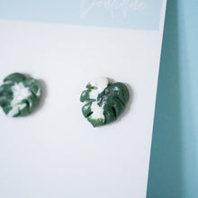 Load image into Gallery viewer, Monstera Earrings