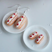 Load image into Gallery viewer, Cream Donut Earrings