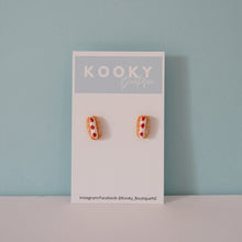 Load image into Gallery viewer, Cream Donut Earrings