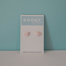 Load image into Gallery viewer, Pink Flower Cup Earrings