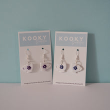 Load image into Gallery viewer, Marble Tea Cup Earrings