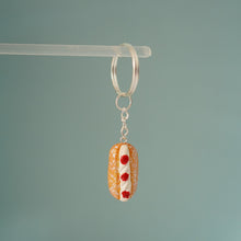 Load image into Gallery viewer, Cream Donut Keyring