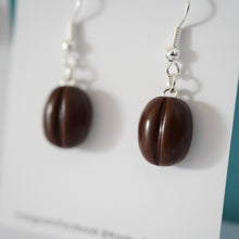 Load image into Gallery viewer, Coffee Bean Earrings