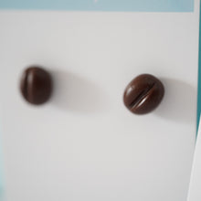 Load image into Gallery viewer, Coffee Bean Earrings