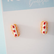 Load image into Gallery viewer, Cream Donut Earrings
