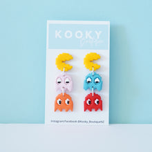 Load image into Gallery viewer, Pac Man Earrings