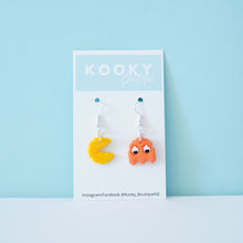 Load image into Gallery viewer, Pac Man Earrings