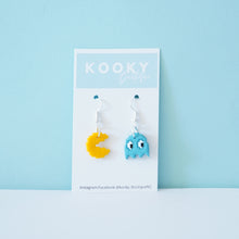 Load image into Gallery viewer, Pac Man Earrings