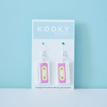 Load image into Gallery viewer, Cassette Tape Earrings