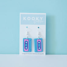 Load image into Gallery viewer, Cassette Tape Earrings