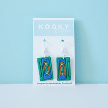 Load image into Gallery viewer, Cassette Tape Earrings