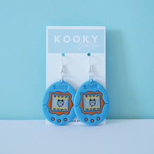Load image into Gallery viewer, Tamagotchi Earrings - Pink/Blue or Yellow