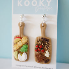 Load image into Gallery viewer, Cheese & Chocolate Board Earrings