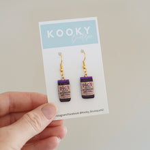 Load image into Gallery viewer, Pic’s Peanut Butter and Jelly Earrings