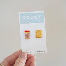 Load image into Gallery viewer, Pic’s Peanut Butter and Jelly Earrings