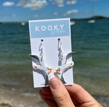 Load image into Gallery viewer, Seagull Chip Thief Earrings