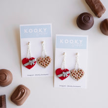 Load image into Gallery viewer, Chocolate Box Earrings
