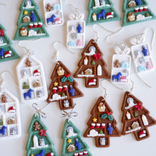 Load image into Gallery viewer, Christmas Shelf Earrings
