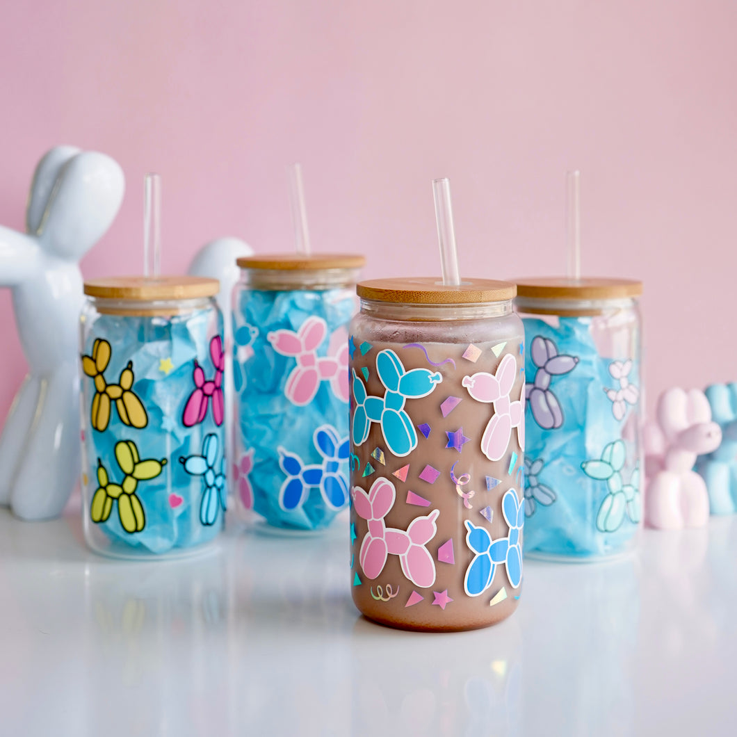 Balloon Dog Glass Cups