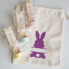 Load image into Gallery viewer, Easter Gift Set - Bunny Bag-Hair Clips-Hot Milk Stirrer
