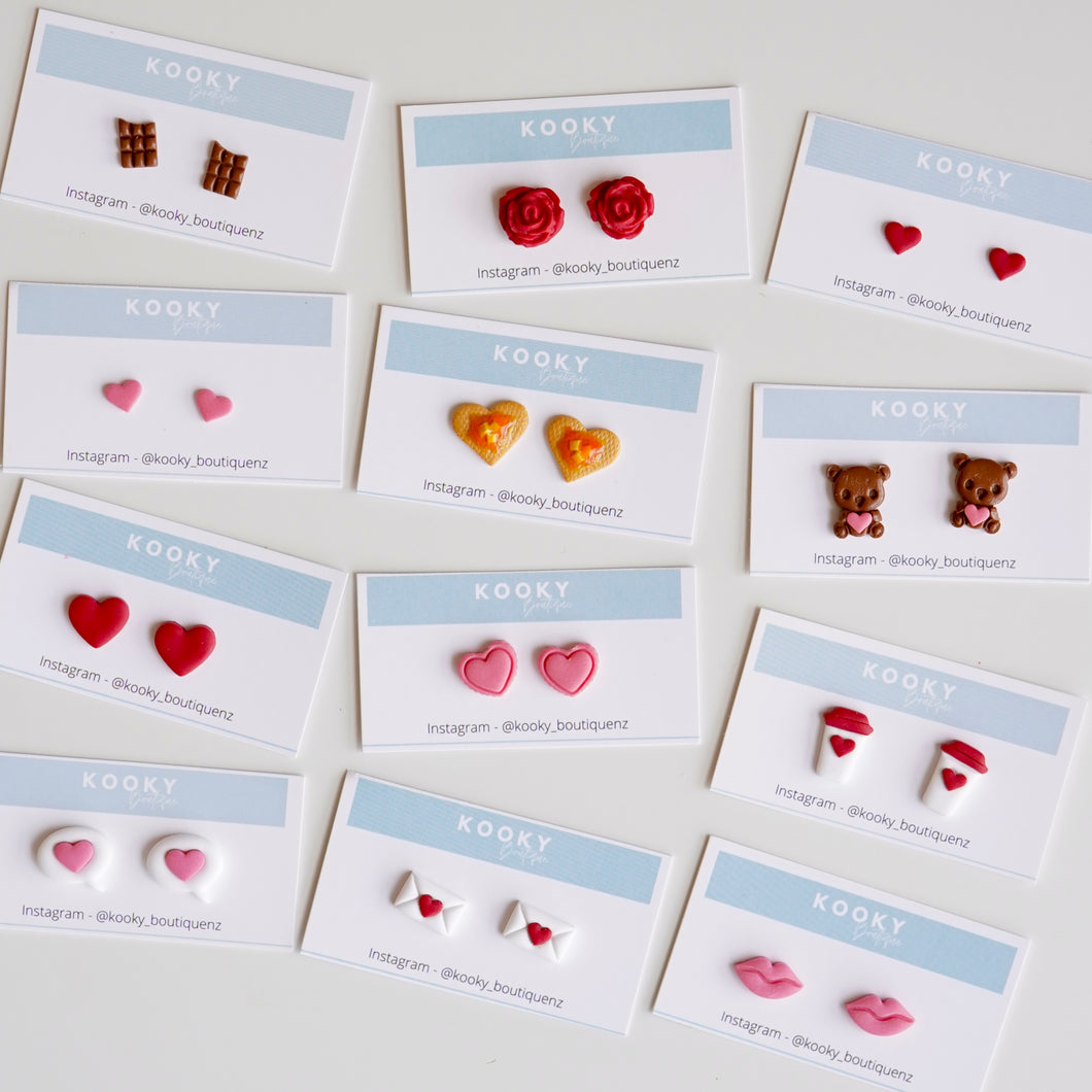 Individual Valentine's Studs 2025