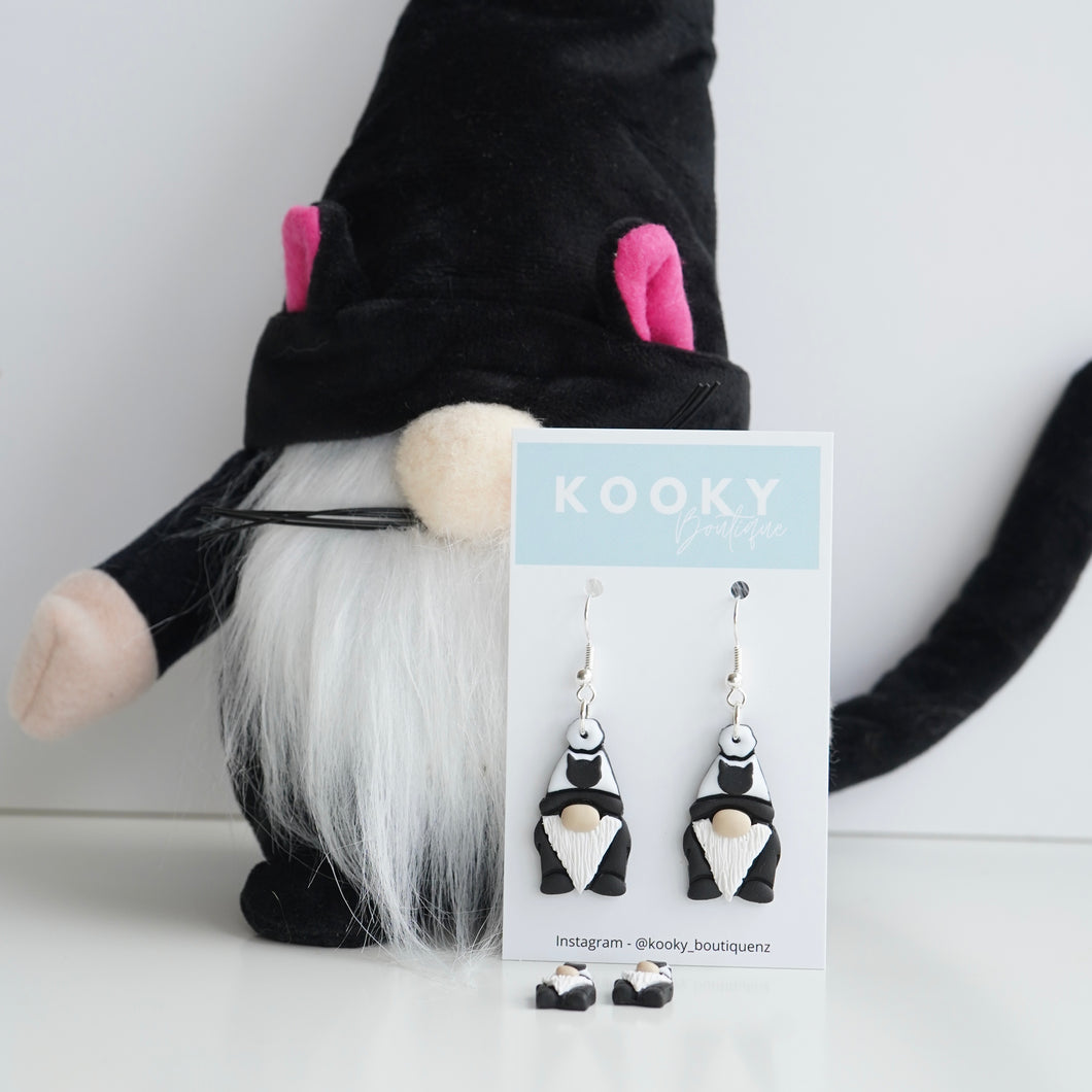 Cat Gnome Earrings