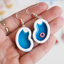 Load image into Gallery viewer, Swimming Pool Earrings
