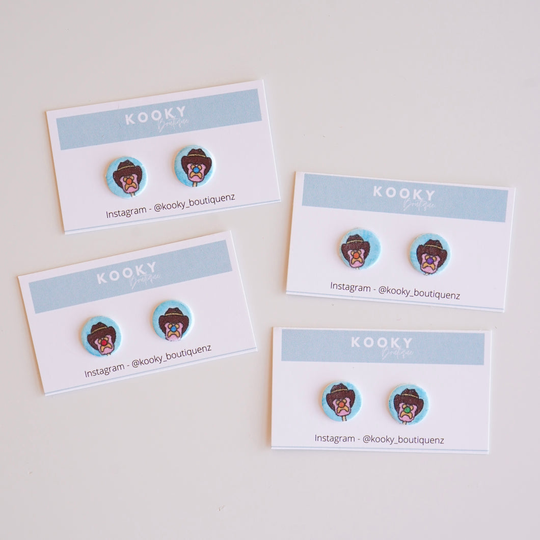 $5 Bubble o Bill Stud Earrings
