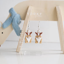 Load image into Gallery viewer, Reindeer Gnome Earrings

