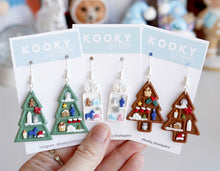 Load image into Gallery viewer, Christmas Shelf Earrings

