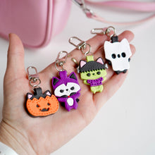 Load image into Gallery viewer, Halloween Cat Bag Charms
