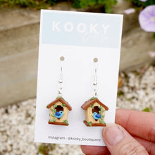 Load image into Gallery viewer, Bird House Earrings
