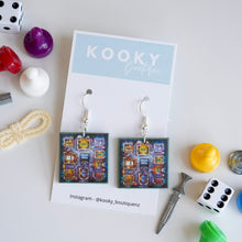 Load image into Gallery viewer, Board Games &amp; Dice Earrings
