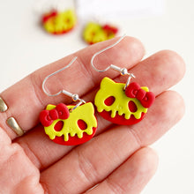 Load image into Gallery viewer, Kitty Poison Apple Earrings
