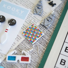 Load image into Gallery viewer, Board Games &amp; Dice Earrings
