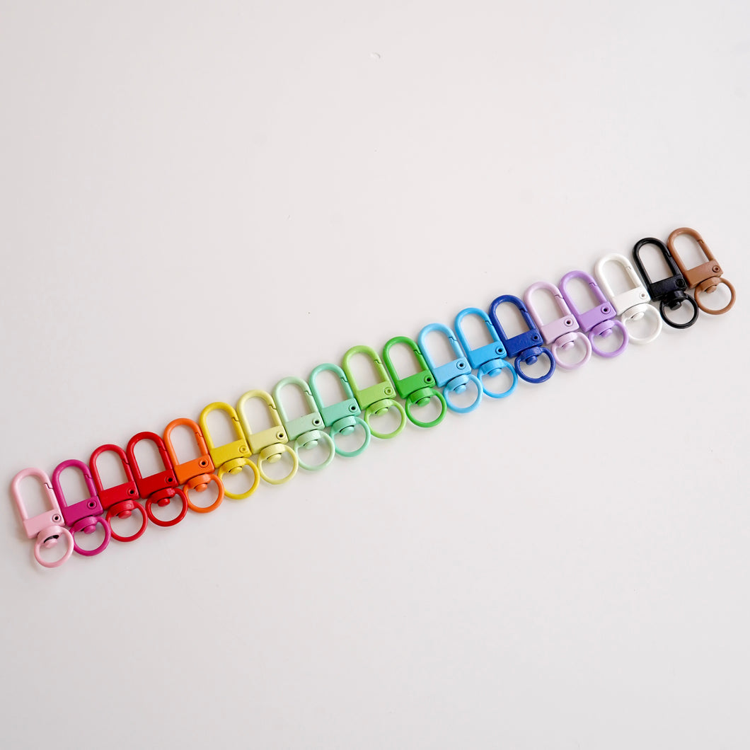 Limited Edition Coloured Clasps for Bag Charms