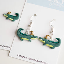 Load image into Gallery viewer, Alligator Loki Earrings
