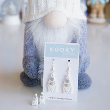 Load image into Gallery viewer, Snowflake 2025 Gnome Earrings
