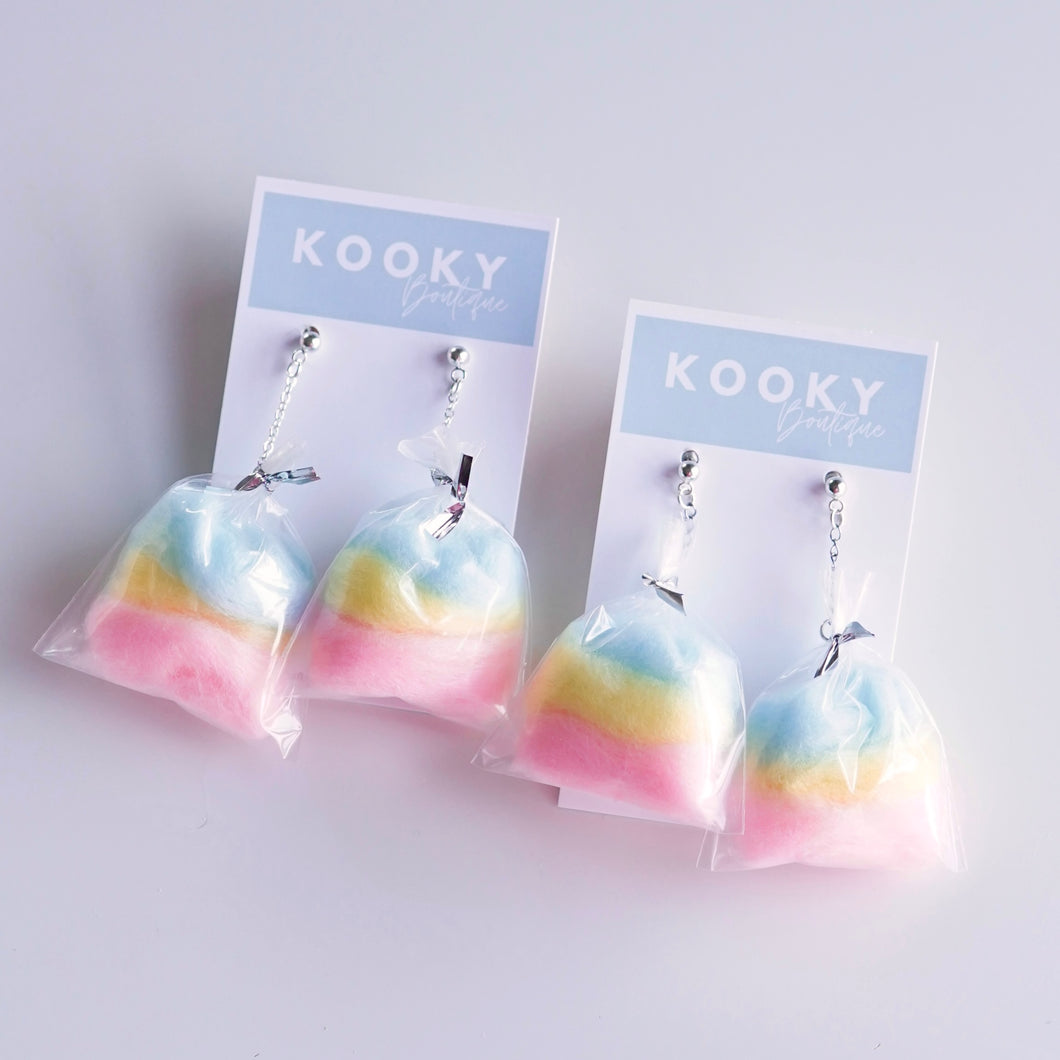 Candy Floss Bag Earrings