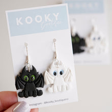 Load image into Gallery viewer, Toothless and Light Fury Earrings
