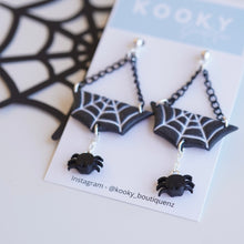 Load image into Gallery viewer, Spider Web Earrings
