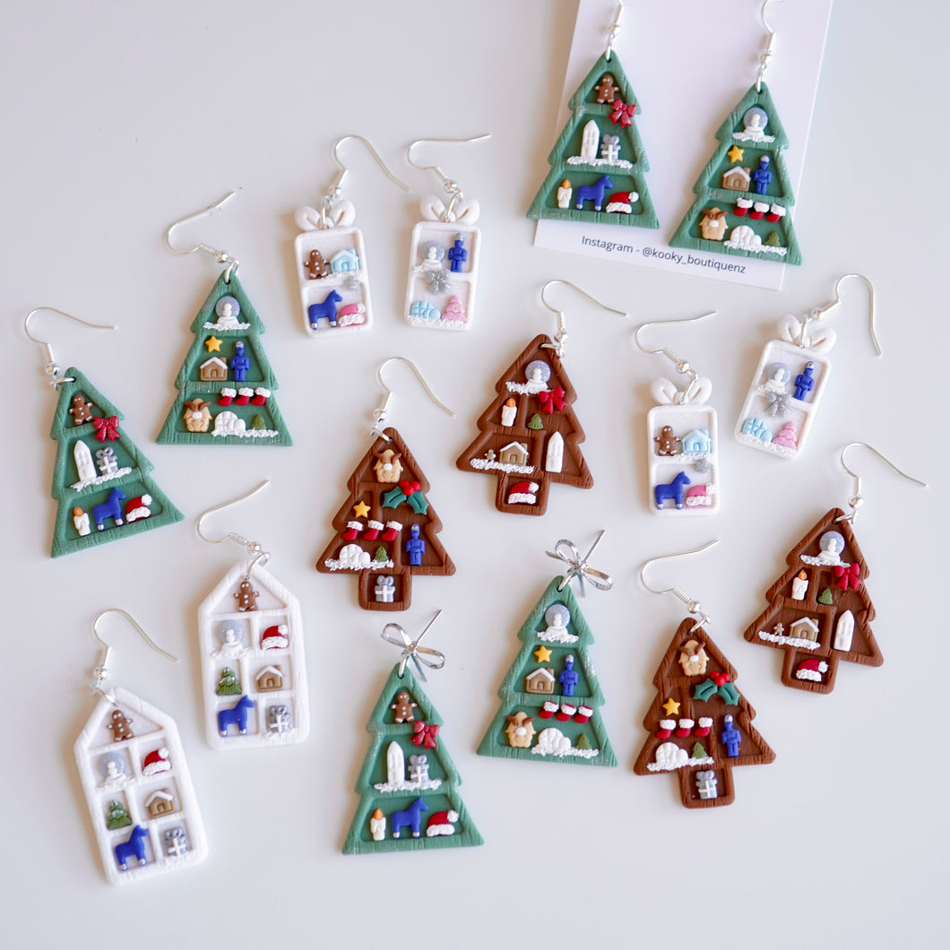 Christmas Shelf Earrings