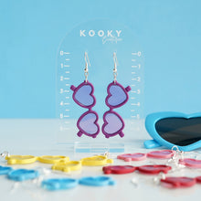 Load image into Gallery viewer, Heart Sunglasses Earrings
